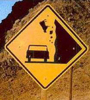 Falling Cows Ahead